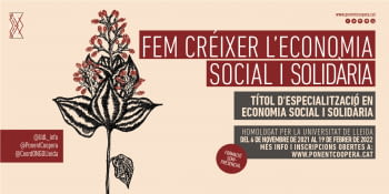 Obertes les inscripcions per a la quarta edició del Títol d’especialització en Economia Social i Solidària de la UdL impulsat per Ponent Coopera