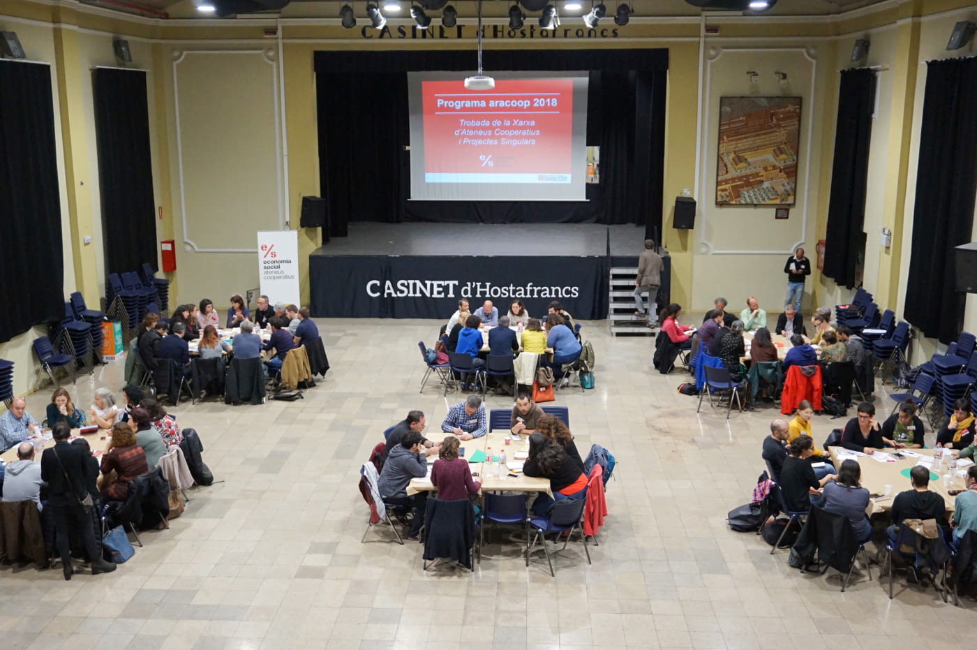 Ponent Coopera participa en la trobada de la xarxa d’ateneus cooperatius i projectes singulars
