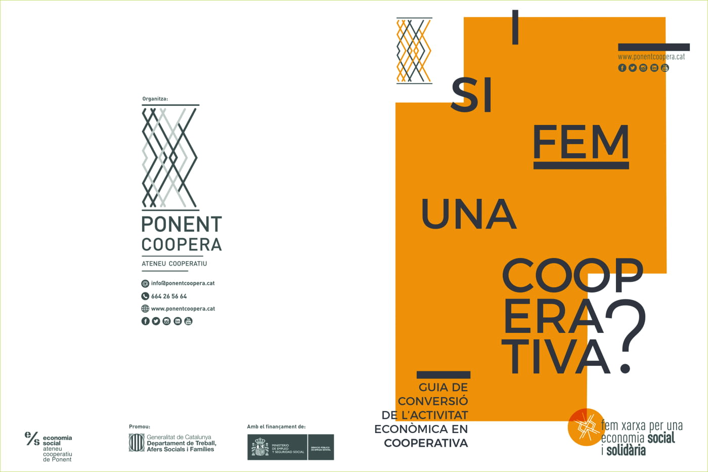 "I si fem una cooperativa?" Guia de conversió de l'activitat econòmica en cooperativa